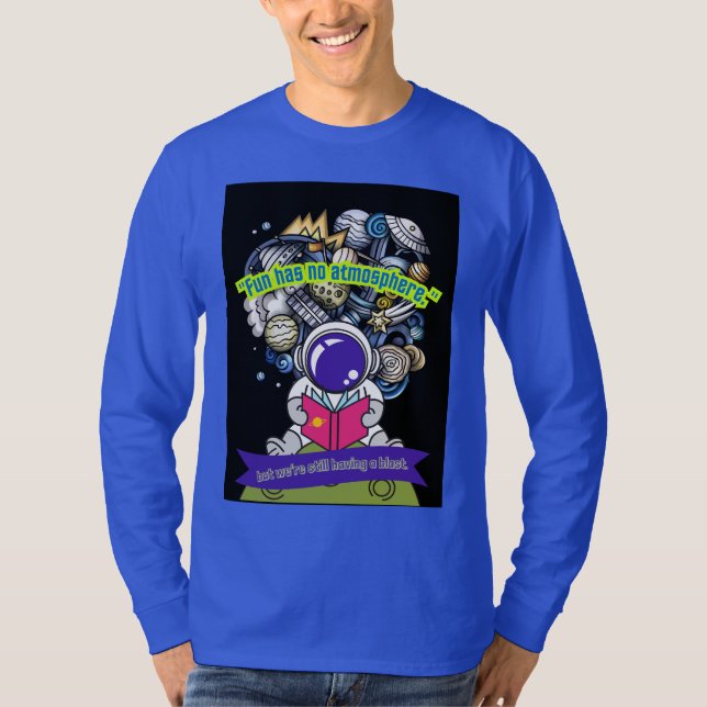 Camiseta Diversão não tem atmosfera (Frente)