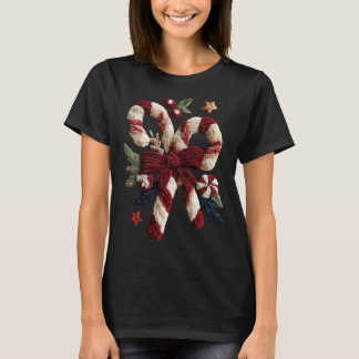 Camiseta Diversão nas Férias - Bengalas de Doces Falso Fio