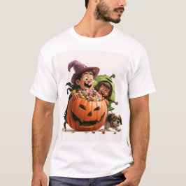 Camiseta Diversão no Halloween
