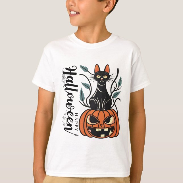 Camiseta Diversão no Halloween (Frente)