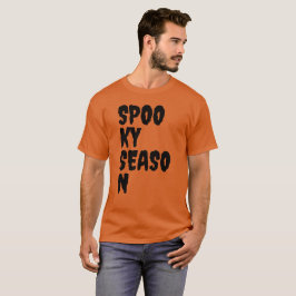Camiseta Diversão no Halloween TEMPORADA ASSOMBRADA