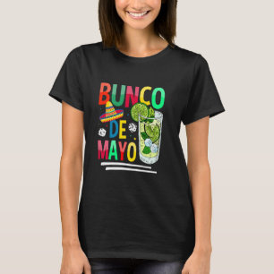 Camiseta Diversão no Jogo de Dados Mexicano Bunco De Mayo