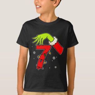 Camiseta Diversão Número 7 Natal 67 Seis Sete Meme Xmas Hom