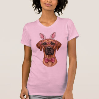 Camiseta Diversão Orelhas de Coelho de Páscoa de Grande Dan