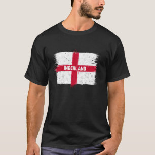Camiseta Diversão Para Orgulhosos Ingleses no Dia de São Jo