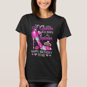 Camiseta Diversão, Rapariga de Salto Alto Uma Rainha Estava