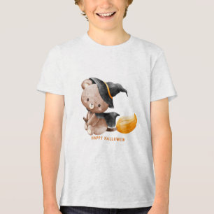 Camiseta Diversão Retro "Trick or Treat" Splash Halloween