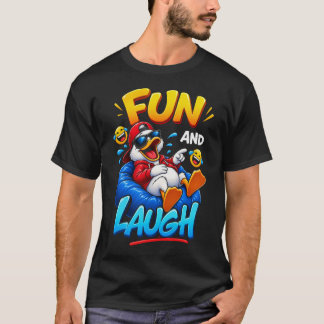 Camiseta Diversão & Riso – Comédia do Pato Legal