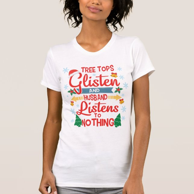 Camiseta Diversão sarcástica da família de Natal que combin (Frente)