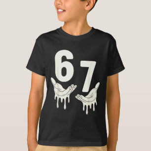 Camiseta Diversão Seis Sete 6 7 Engraçado 67 Gíria Geração 