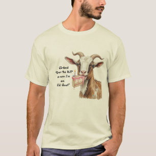 Camiseta Diversão Subiu "Além da Colina" agora um "Velho Bo