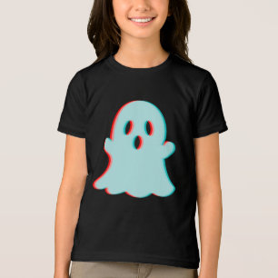 Camiseta Diversão Vibração Anaglifo Fantasma Halloween
