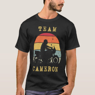 Camiseta Diversão Vintage Retro Sunset Cameron Motorcycle B