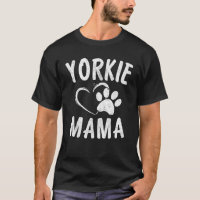 Diversão Yorkie Mama Gift Dog Lover Roupa Yorkshir
