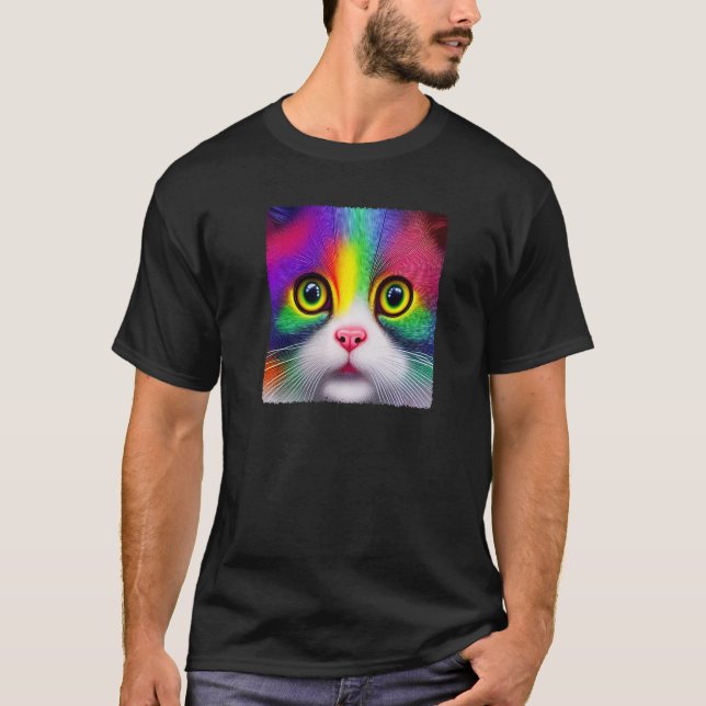 Camiseta Diversidade Ama Felicidade Paz Criativa Chuva Cuta (Frente)