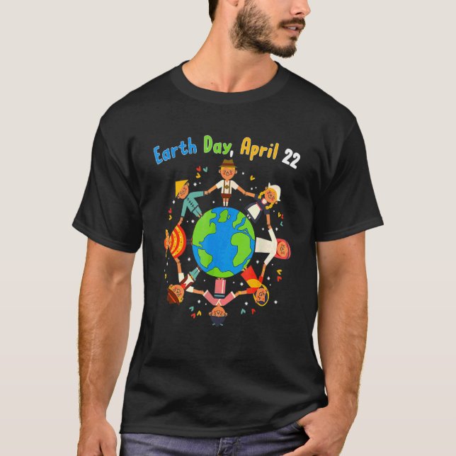 Camiseta Diversidade Cultural Crianças Ao Redor Do Mundo (Frente)