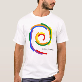 Camiseta Diversidade de Debian