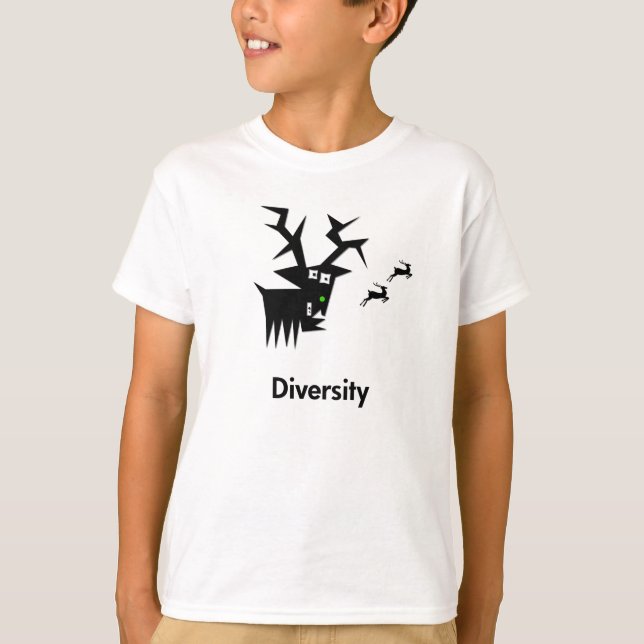 Camiseta Diversidade de veados (Frente)