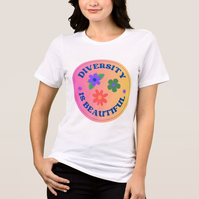 Camiseta Diversidade é Bela (Frente)