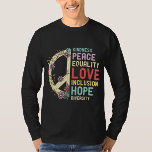 Camiseta Diversidade Igualdade Amor Paz Direitos Humanos So