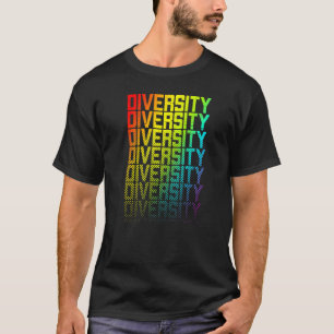 Camiseta Diversidade Lgbtq+ Gráfico de Fade Texto do Orgulh