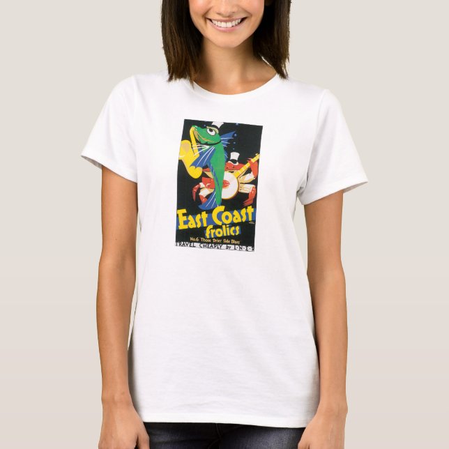 Camiseta Diversões da Costa Leste (Frente)