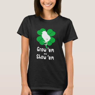 Camiseta Diverte-se Amando Galinhas Crescentes Fantasia de