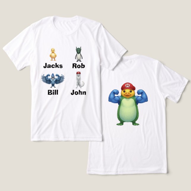 Camiseta divertida (Design Frente e Verso)