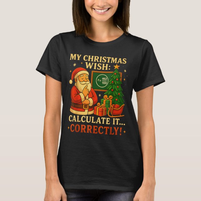 Camiseta Divertida 67 Natal Matemática 67 Meme – P (Frente)