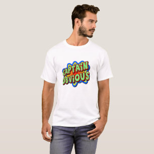 Camiseta Divertida Capitão Desprevenido
