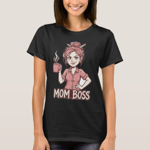 Camiseta Divertida Chefe Mamãe