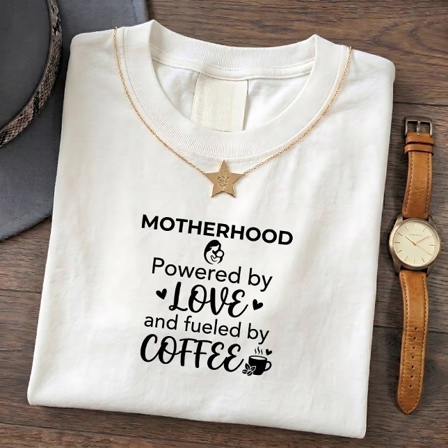 Camiseta Divertida Citação da Mamãe Alimentada pel (Criador carregado)