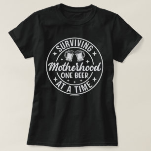 Camiseta Divertida com Gráfico de Cerveja – Sobrev