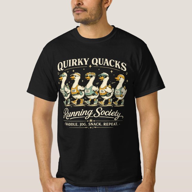 Camiseta Divertida da Sociedade de Corredores Quir (Frente)