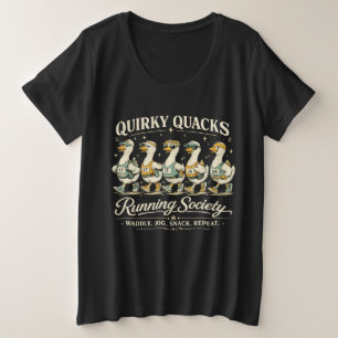 Camiseta Divertida da Sociedade de Corredores Quir