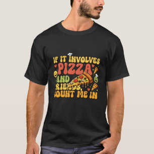 Camiseta Divertida de Amigos e Pizza - Se Envolve 