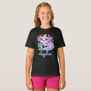 Camiseta Divertida de Aniversário do Axolote Alotl