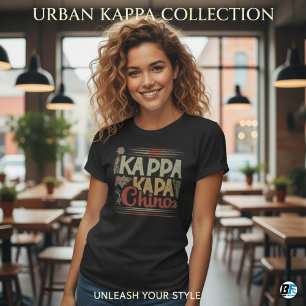Camiseta Divertida de Café Kappa Kappa Chino