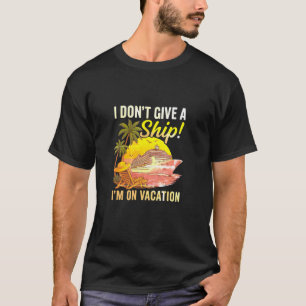 Camiseta Divertida de Férias Tropicais em Cruzeiro