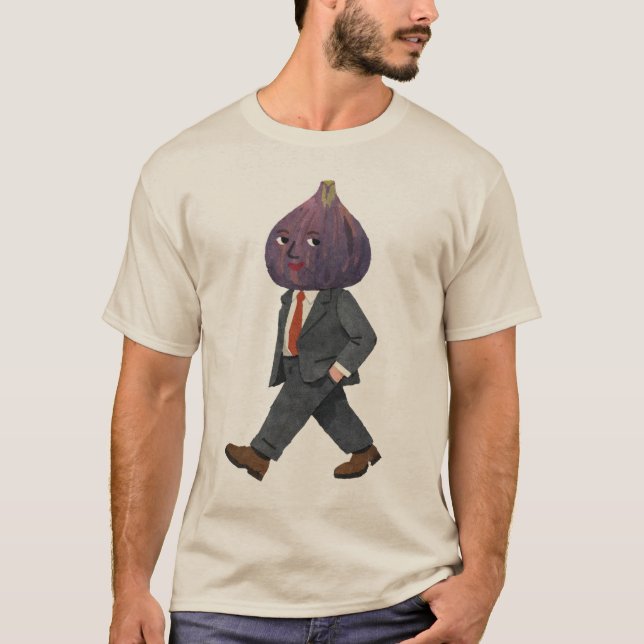 Camiseta Divertida de Fruta Fig-Galiciosa (Frente)