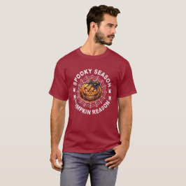 Camiseta Divertida de Halloween com Tema de Abóbor