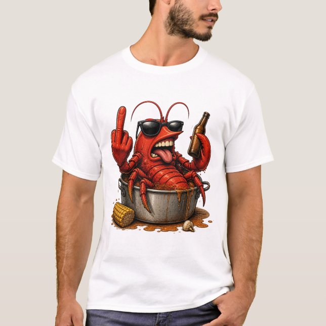 Camiseta Divertida de Lagostim – Presente para Ama (Frente)
