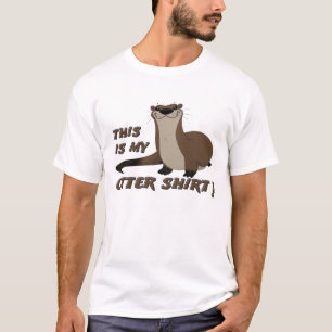 Camiseta Divertida de Lontra