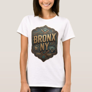 Camiseta Divertida de Ouro BRONX NY