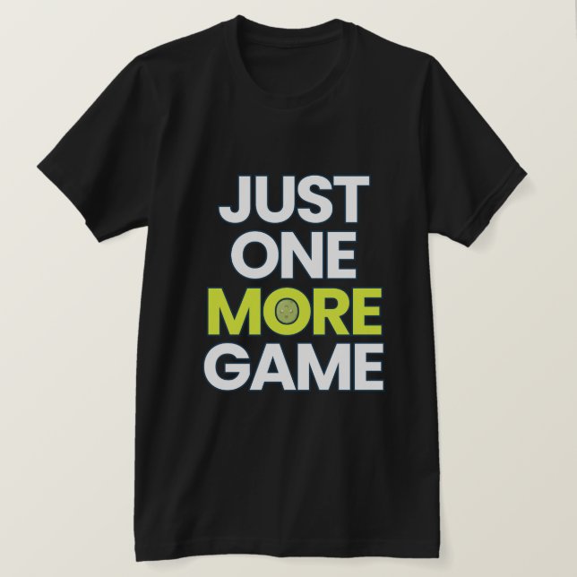 Camiseta Divertida de Pickleball – Só Mais Uma Par (Frente do Design)