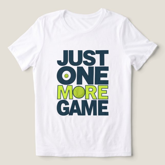 Camiseta Divertida de Pickleball – Só Mais Uma Par (Design frontal)