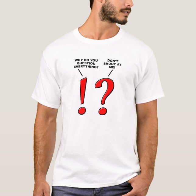 Camiseta Divertida de Pontuação (Frente)