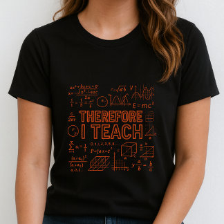 Camiseta Divertida de Professor de Matemática; Pro