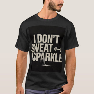 Camiseta Divertida de Treino de Academia — "Eu Não