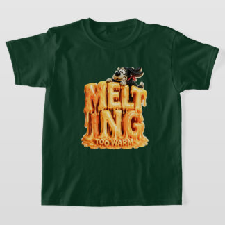 Camiseta Divertida Derretendo Muito Quente